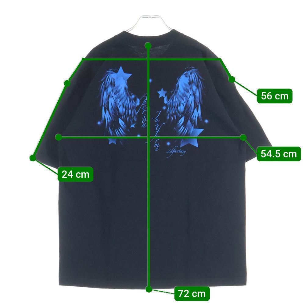 VINTAGE(ヴィンテージ) 00s CHOBITS ちょびっツ ちぃ アニメ 半袖Tシャツ カットソー ブラック