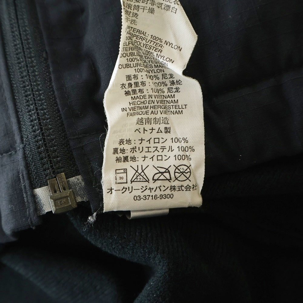 OAKLEY(オークリー) Nylon Zip Jacket ナイロン ジップ ジャケット ブラック