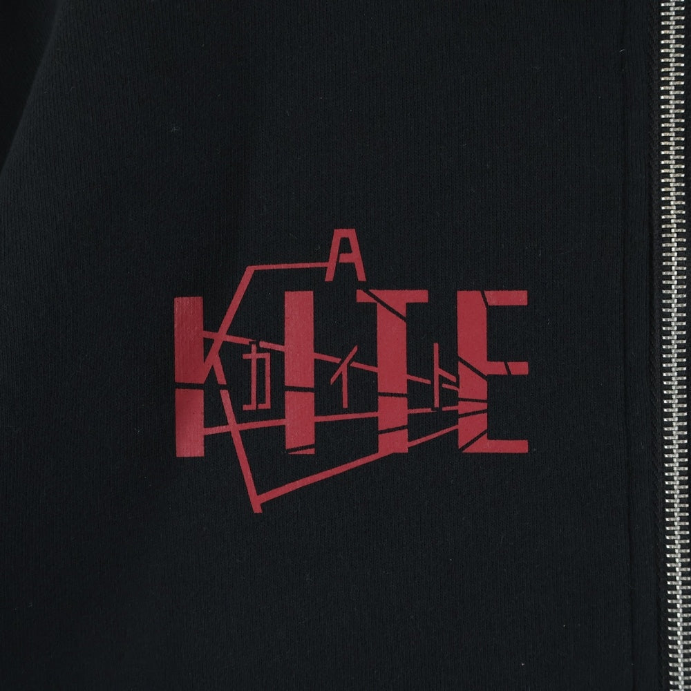NO BRAND(ノーブランド) 00s A KITE × Chillweeb ZIP UP カイト×チルウィーブ ジップアップ ブラック