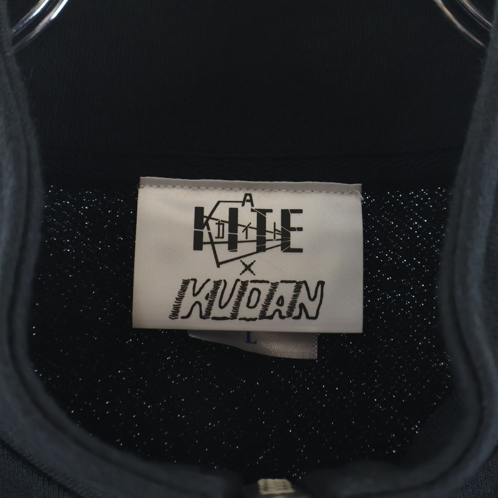 NO BRAND(ノーブランド) 00s A KITE × Chillweeb ZIP UP カイト×チルウィーブ ジップアップ ブラック