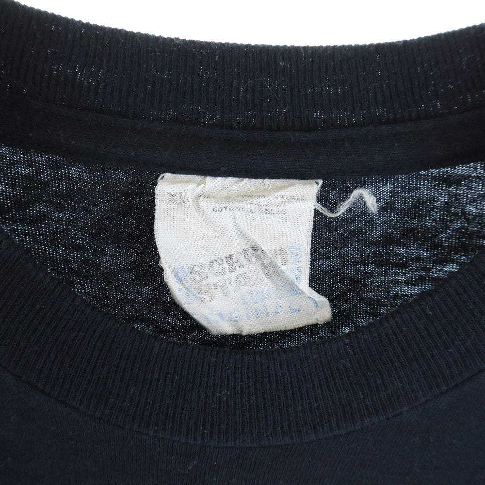 VINTAGE(ヴィンテージ) 90s CUTEY HONEY TEE キューティーハニー アニメ フロントプリントTシャツ 半袖クルーネックカットソー ブラック