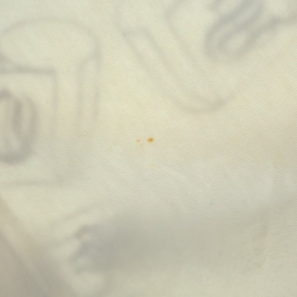 CHROME HEARTS(クロムハーツ) ×COMME des GARCONS コムデギャルソン スクロールラベル ロゴ総柄クルーネック半袖Tシャツ カットソー ホワイト OT-T022