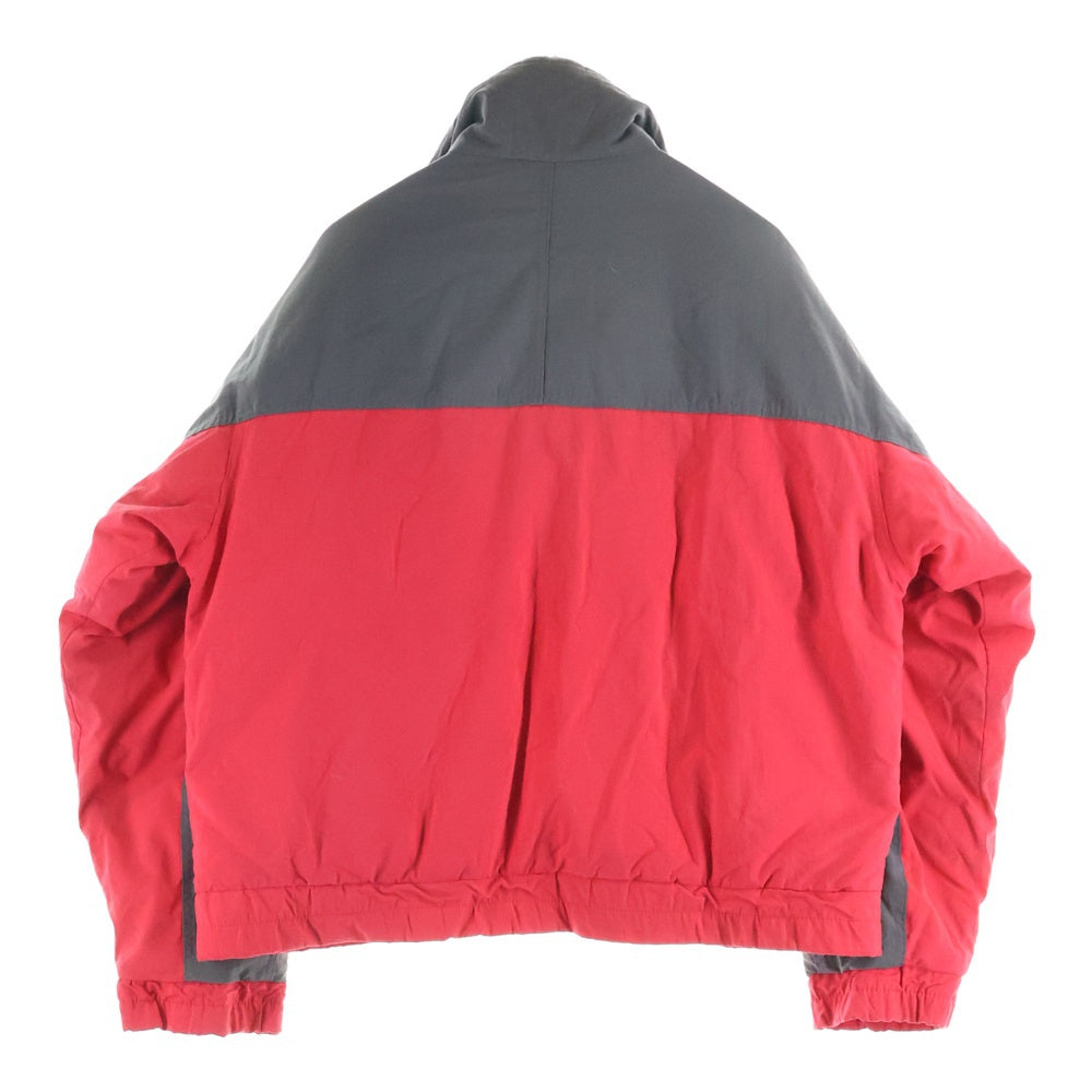 Eddie Bauer(エディバウワー) 80-90s Goose Down Jacket グースダウンジャケット 黒タグ後期 レッド×グレー