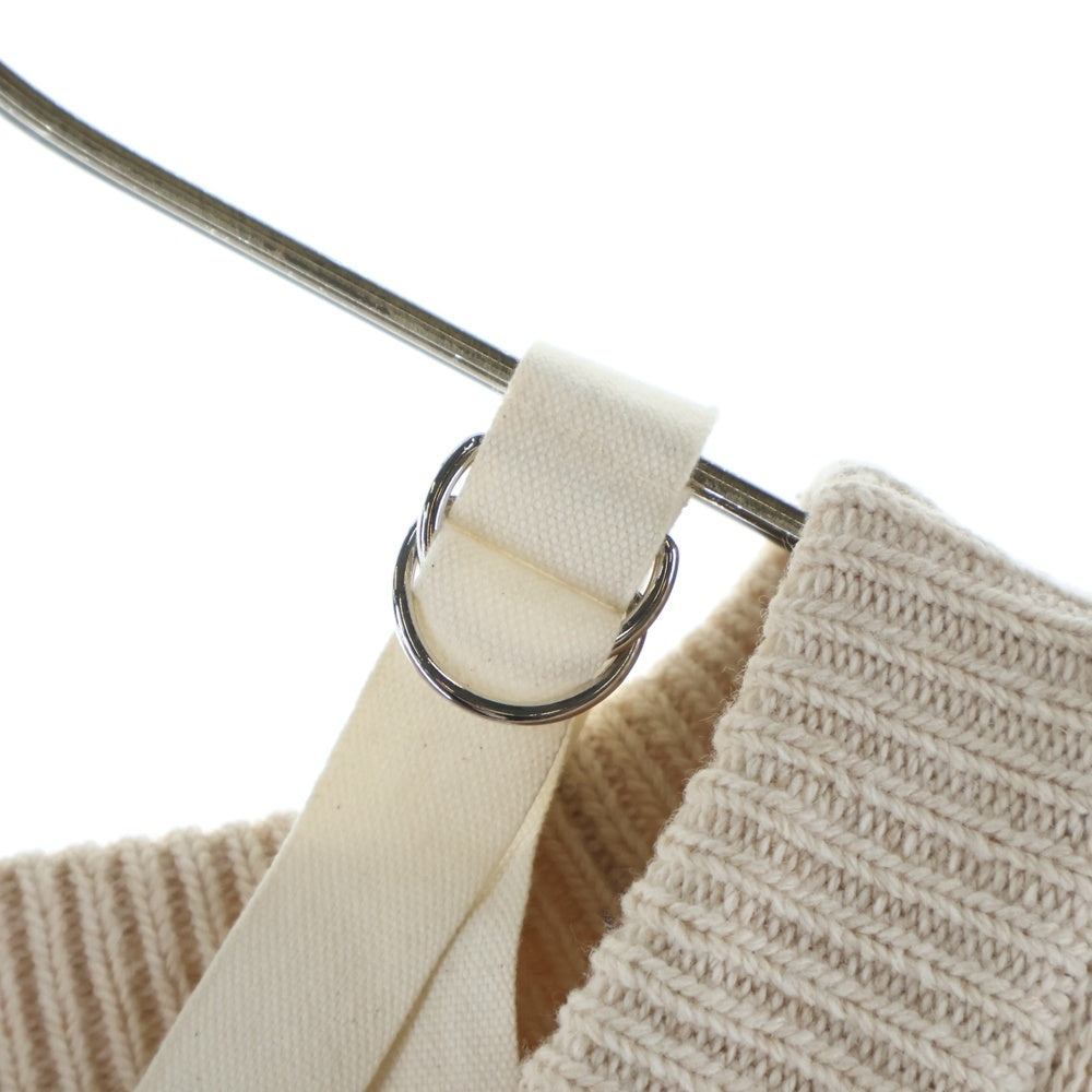 JACQUEMUS(ジャックムス) 23AW アシンメトリー Vネックニット ベージュ 236KN150-2116-130