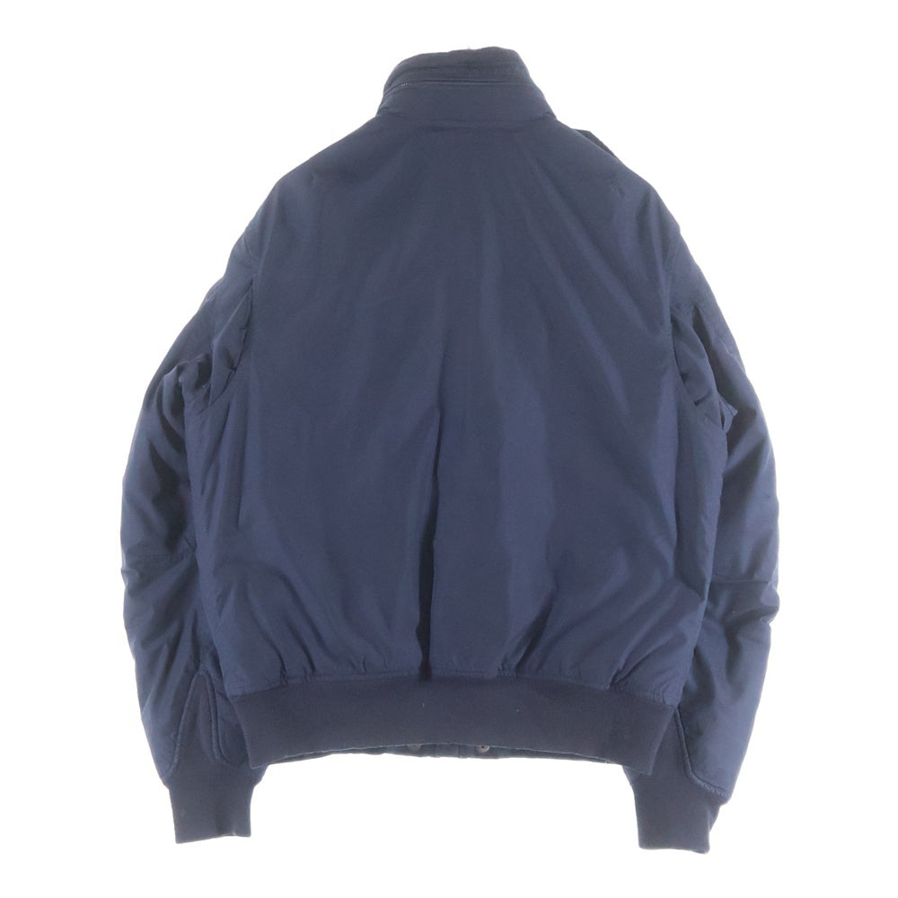 POLO RALPH LAUREN(ポロラルフローレン) 90ー00s Down Jacket ナイロン ジップアップ ダウン ジャケット ネイビー