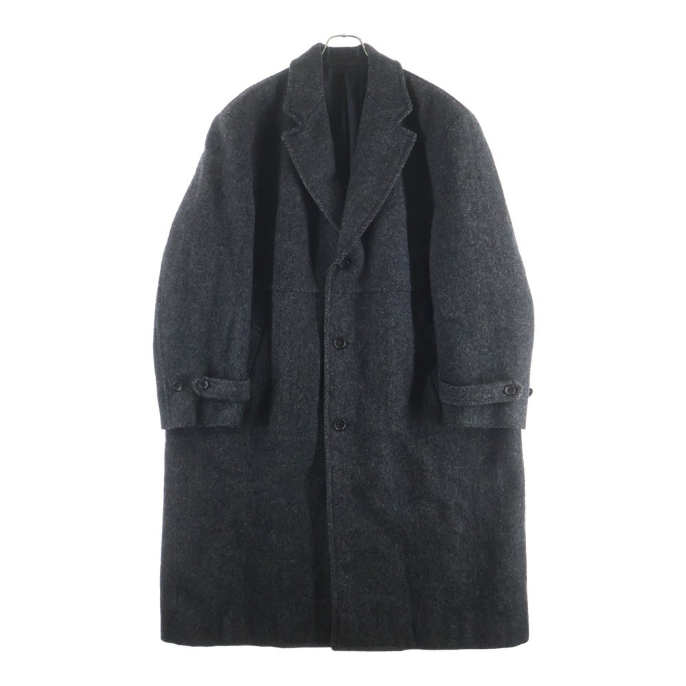 COMME des GARCONS HOMME(コムデギャルソンオム) 80s Archive Chesterfield Coat HC-080110 ヘリンボーン チェスターコート グレー
