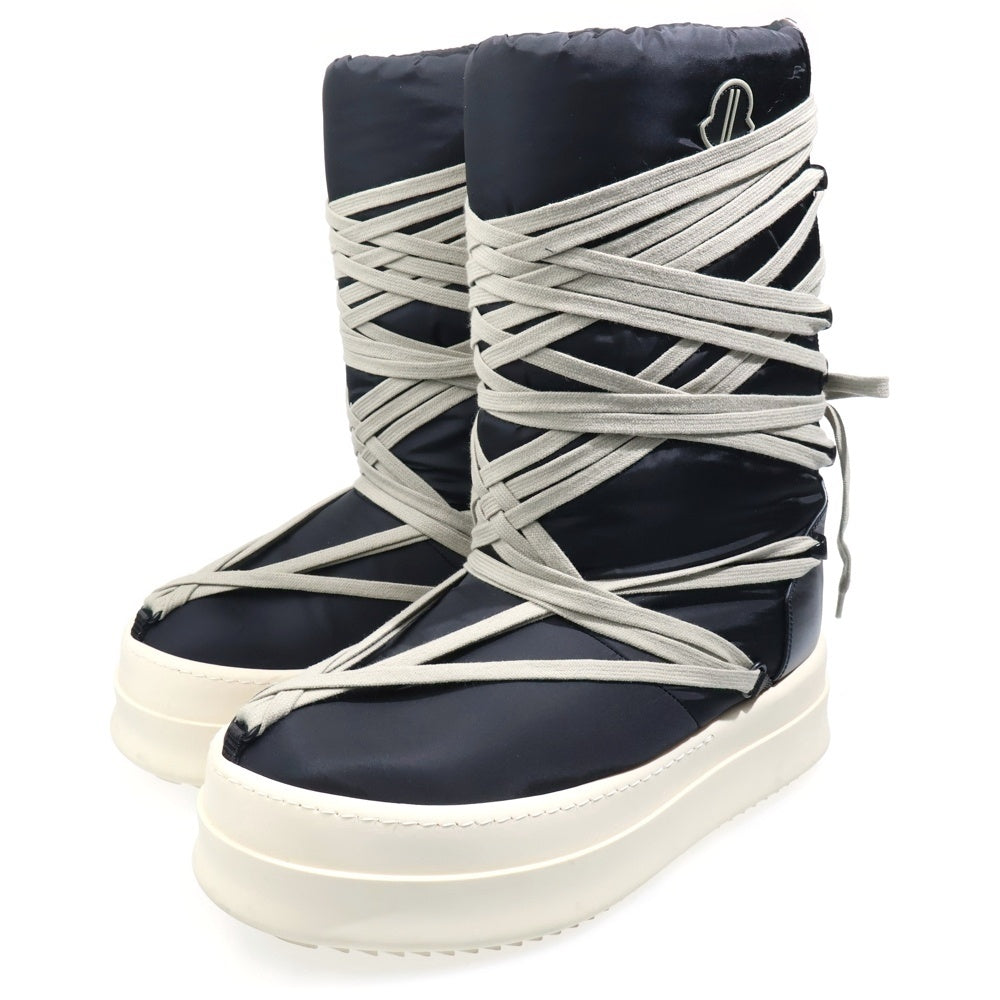 Rick Owens(リックオウエンス) 23AW ×MONCLER Bigrocks モンクレール ビッグロックス メガレースパデッドブーツ ブラック