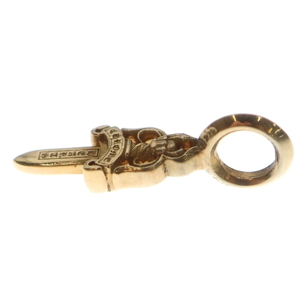 CHROME HEARTS(クロムハーツ) 22K STACK DAGGER V2 ダガースタックチャーム ゴールドネックレストップ