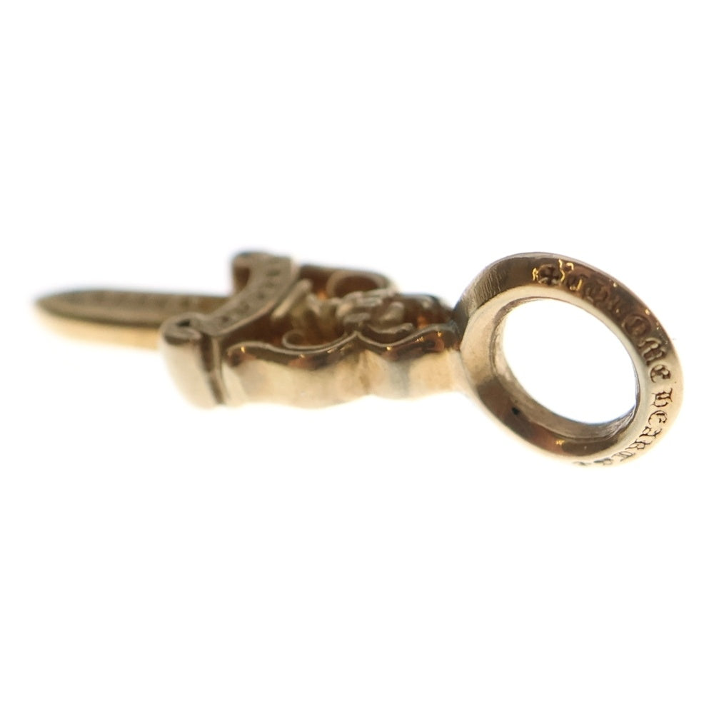 CHROME HEARTS(クロムハーツ) 22K STACK DAGGER V2 ダガースタックチャーム ゴールドネックレストップ