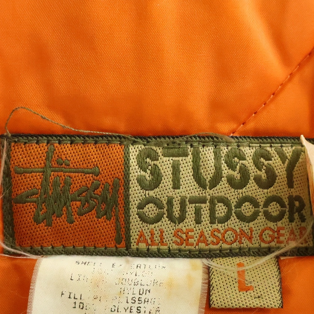 STUSSY(ステューシー) 90s OLD STUSSY OUTDOOR N-3B MILITARY JACKET アウトドア ミリタリー ジャケット ブラック