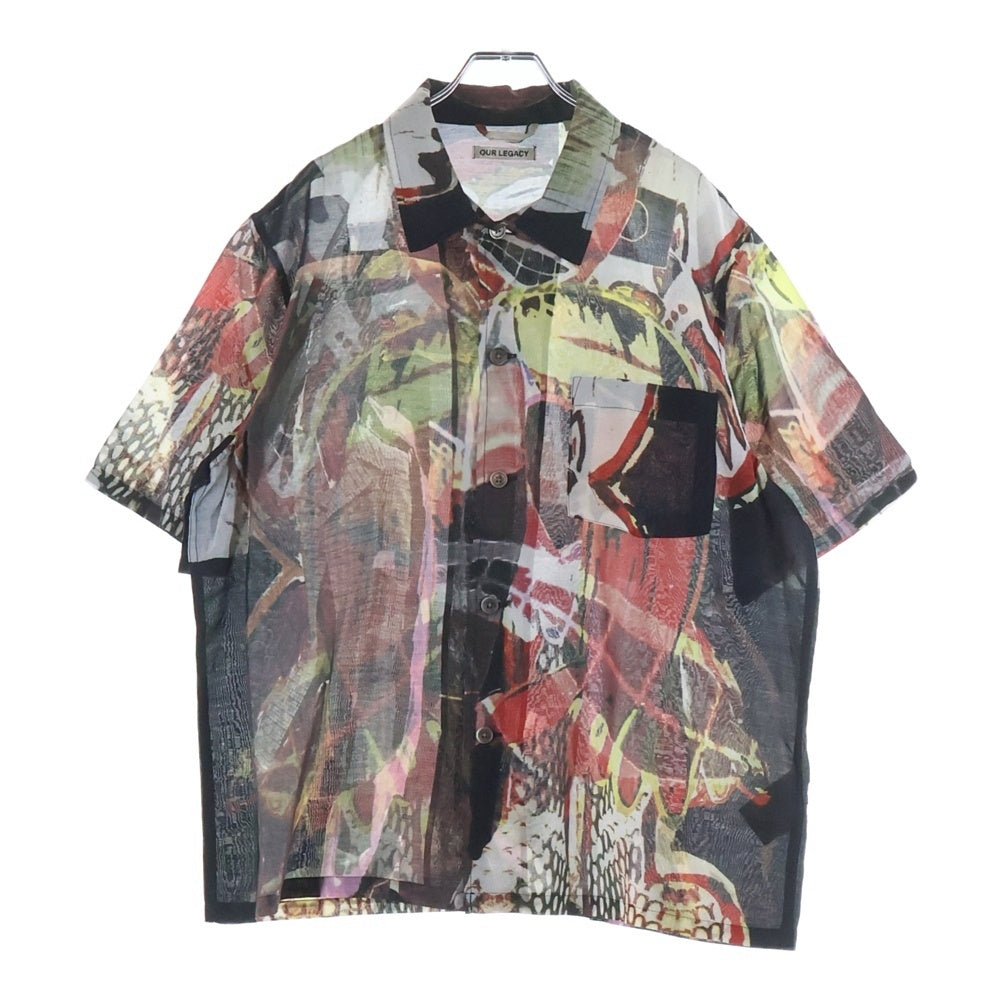 OUR LEGACY(アワーレガシー) BOX SHIRT SHORTSLEEVE ボックス ショートスリーブ 半袖シャツ マルチカラー M2202BP