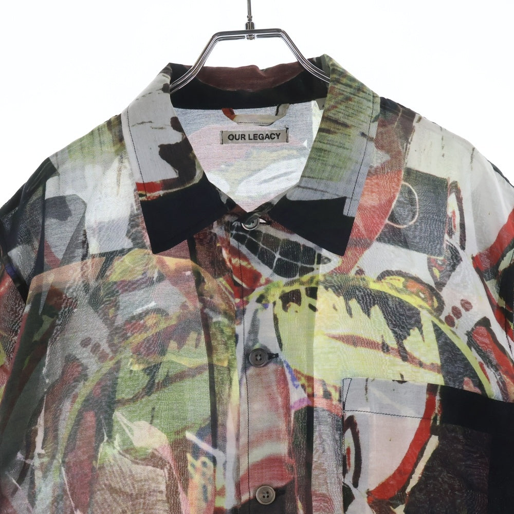 OUR LEGACY(アワーレガシー) BOX SHIRT SHORTSLEEVE ボックス ショートスリーブ 半袖シャツ マルチカラー M2202BP