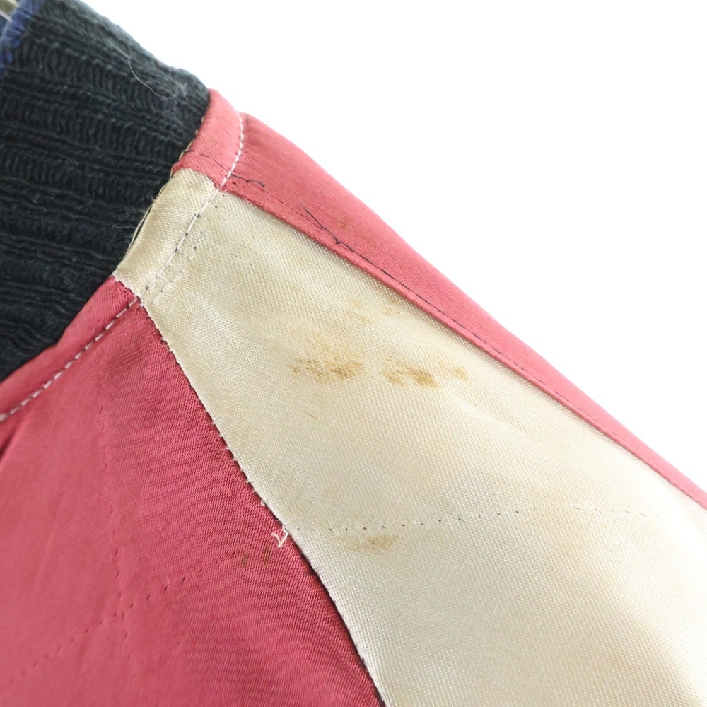VINTAGE(ヴィンテージ) 50-60S SOUVENIR JACKET NAV COMM FAC YOKOSUKA JAPAN スーベニアジャケッ ト ブルー/レッド