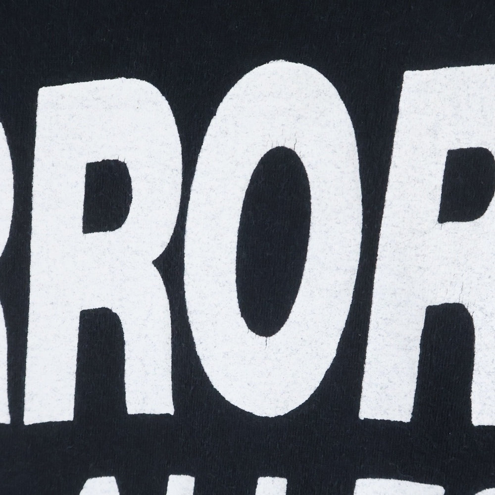 VINTAGE(ヴィンテージ) 90s TERROR DON ROCK S/L テラー ドンロック アームプリント 両面プリント ロンT 長袖カットソー ブラック