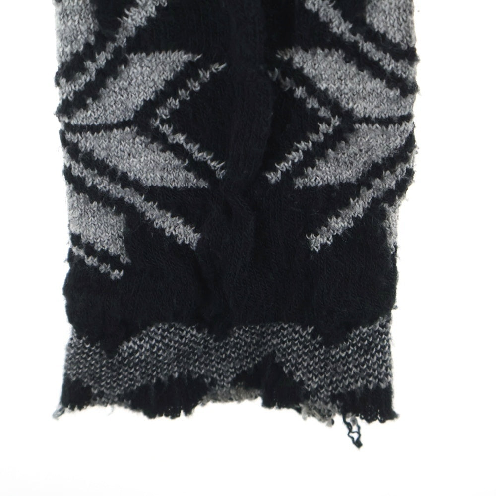 RAF SIMONS(ラフシモンズ) 03AW Archive CLOSER Turtle Nordic Knit アーカイブ クローザー期 ノルディック タートル ニット ブラック