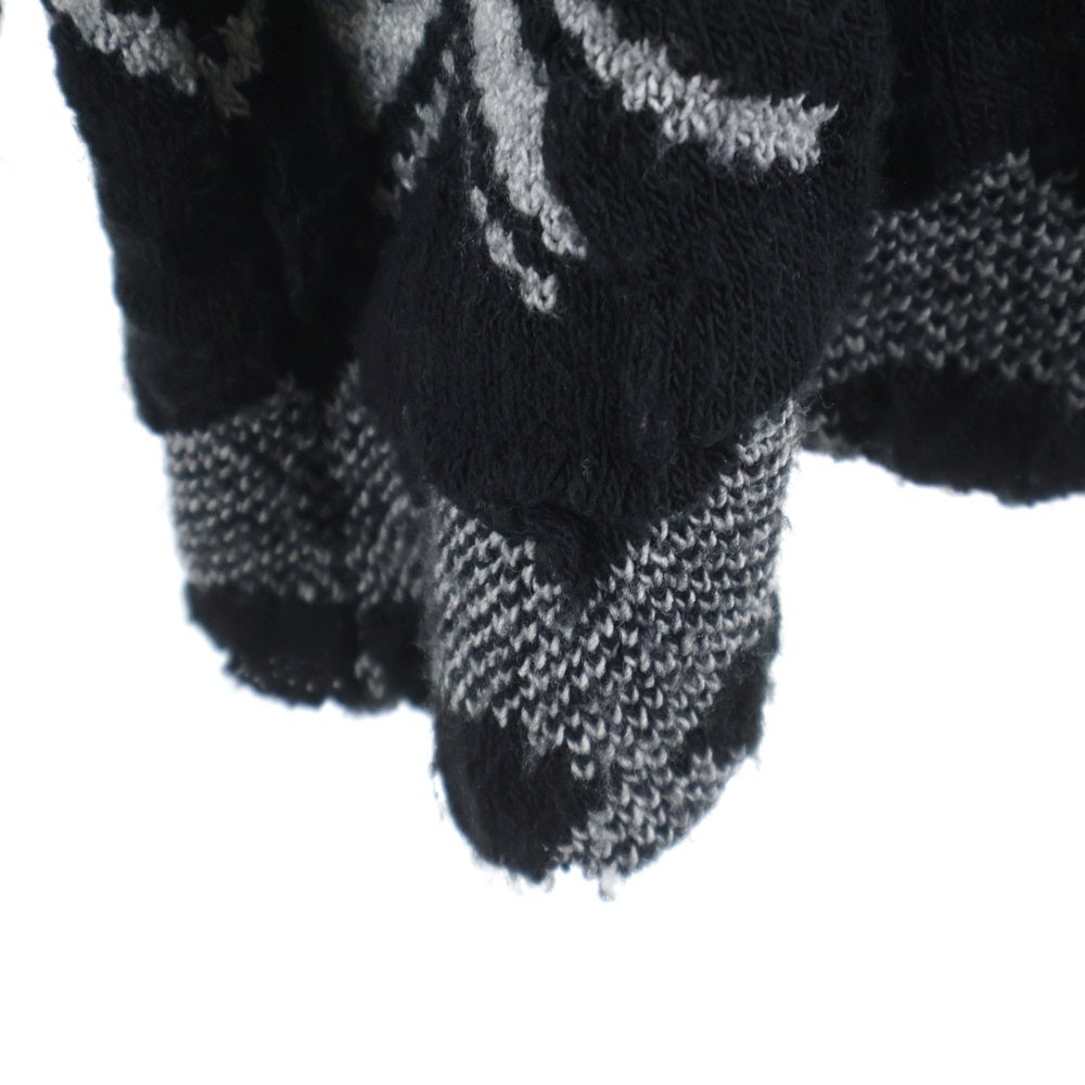 RAF SIMONS(ラフシモンズ) 03AW Archive CLOSER Turtle Nordic Knit アーカイブ クローザー期 ノルディック タートル ニット ブラック