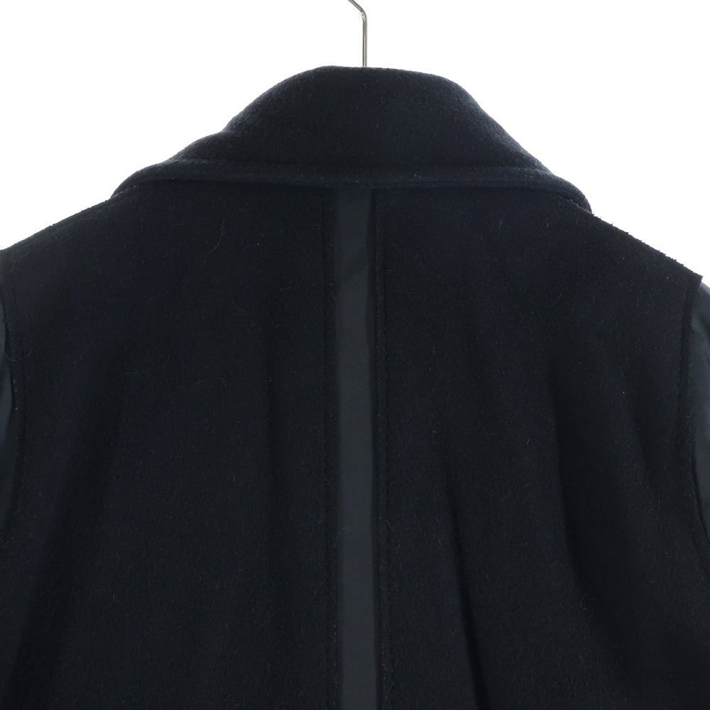 Maison Margiela(メゾンマルジェラ) 16AW 素材切り替えウールピーコート S51AA0105 S45203 レディース