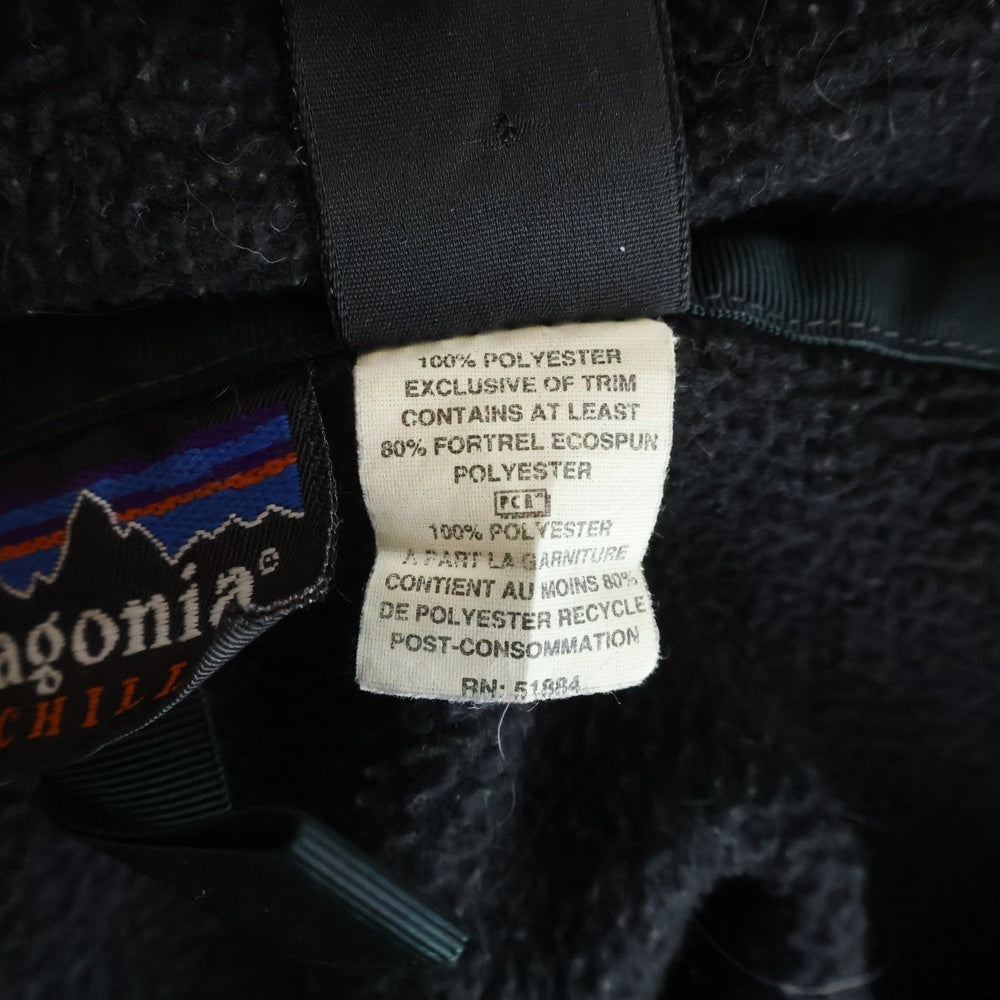 PATAGONIA(パタゴニア) 90s Synchilla Pullover Jacket シンチラ プルオーバー フリース ジャケット ブラック