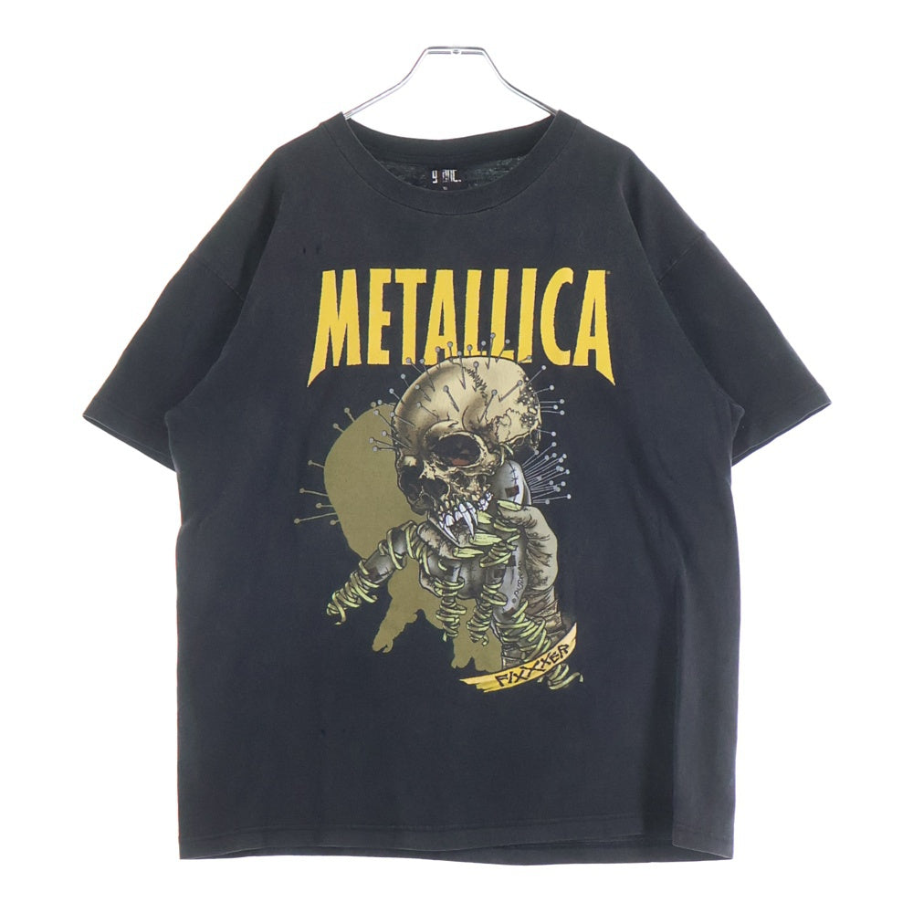 VINTAGE(ヴィンテージ) 90s METALLICA PUSHEAD FIXXER メタリカ フィクサー パスヘッド Tシャツ 半袖カットソー ブラック