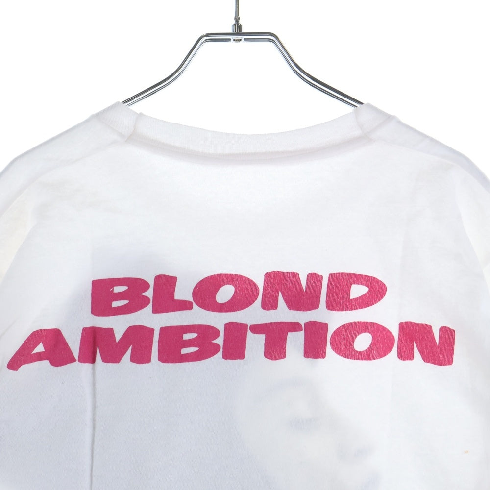 VINTAGE(ヴィンテージ) 90s MADONNA BLOND AMBITION TOUR MONOCHROME PHOTO マドンナ Tシャツ 半袖カットソー ホワイト