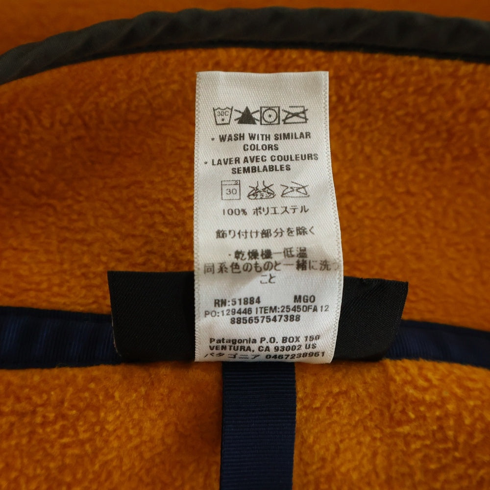 PATAGONIA(パタゴニア) シンチラ スナップT プルオーバーフリース マンゴー 25450FA12
