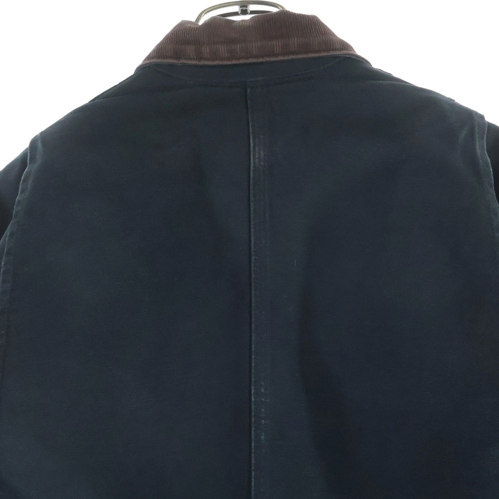 CARHARTT(カーハート) 90-00s ミシガン チョアコート 企業物 カバーオール 裏地ブランケット ネイビー