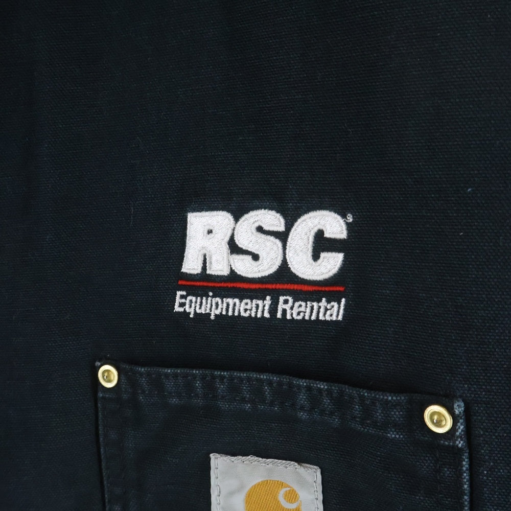 CARHARTT(カーハート) 90-00s ミシガン チョアコート 企業物 カバーオール 裏地ブランケット ネイビー