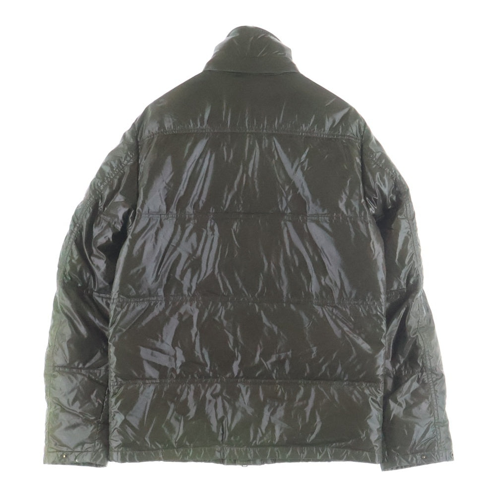 GUCCI(グッチ) Down Jacket 襟シェリーライン ダウンジャケット カーキ 200611 Z4063Down Jacket 襟シェリーライン ダウンジャケット カーキ 200611 Z4063