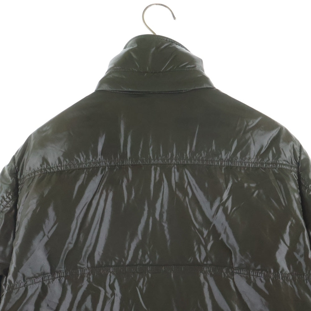 GUCCI(グッチ) Down Jacket 襟シェリーライン ダウンジャケット カーキ 200611 Z4063Down Jacket 襟シェリーライン ダウンジャケット カーキ 200611 Z4063