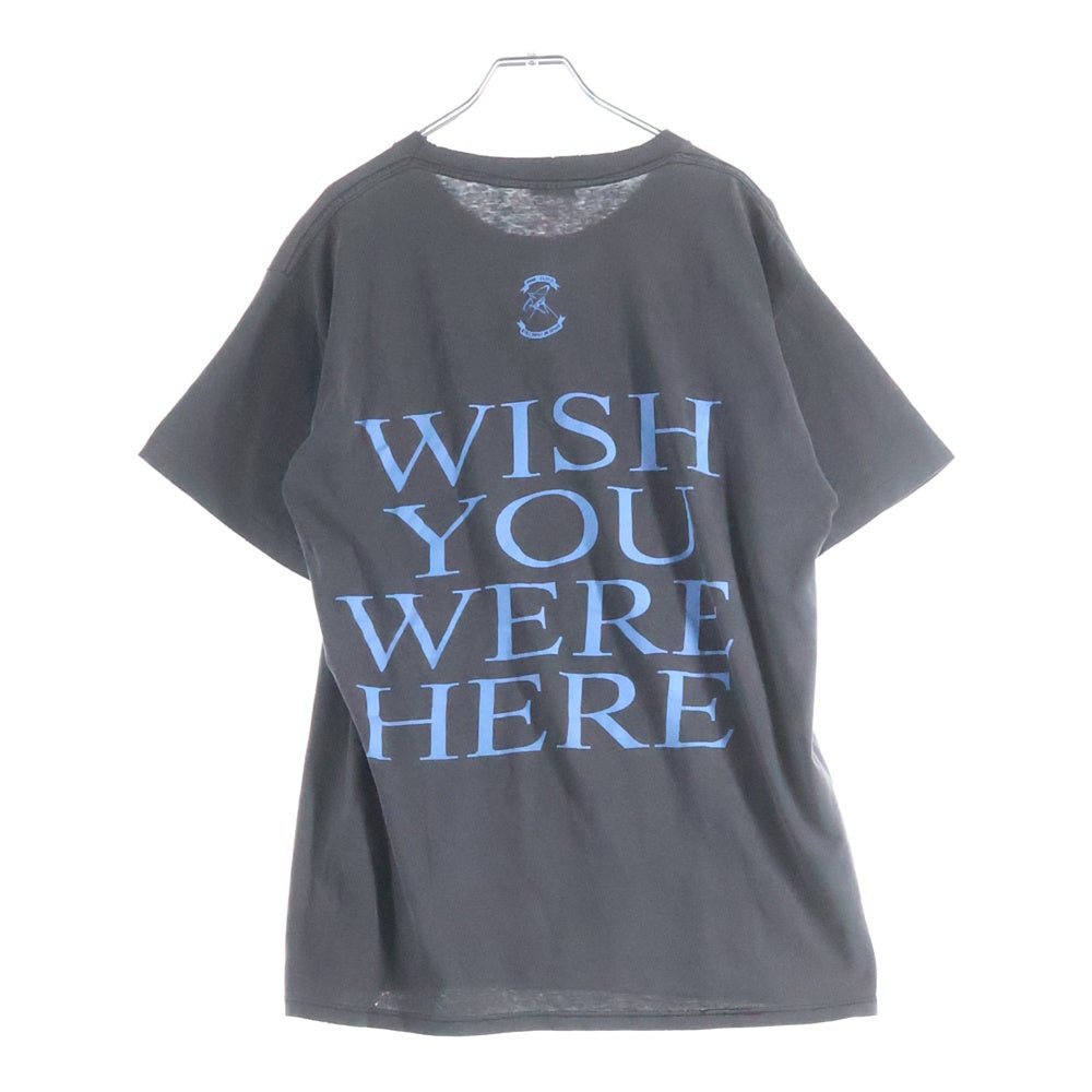 VINTAGE(ヴィンテージ) 90s PINKFLOYD WISH YOU WERE HERE ピンクフロイド 両面プリント バンドTシャツ 半袖Tシャツ カットソー ブラック