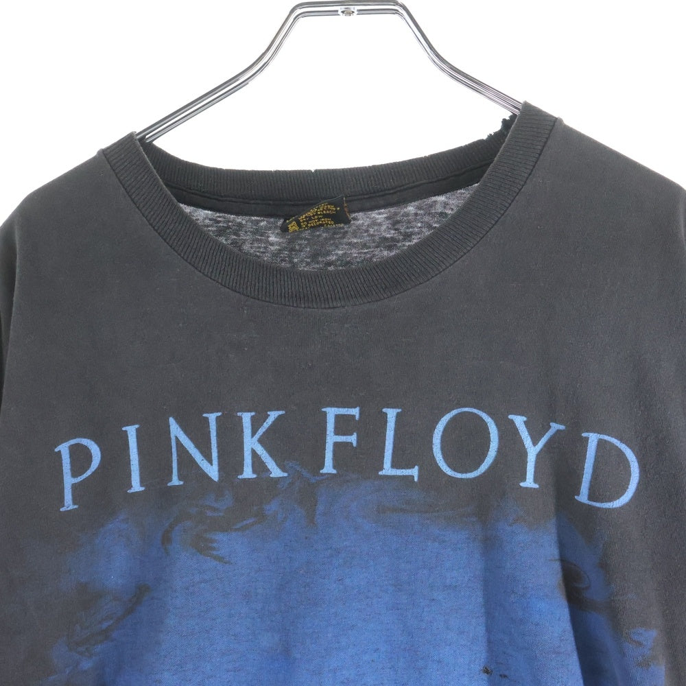 VINTAGE(ヴィンテージ) 90s PINKFLOYD WISH YOU WERE HERE ピンクフロイド 両面プリント バンドTシャツ 半袖Tシャツ カットソー ブラック
