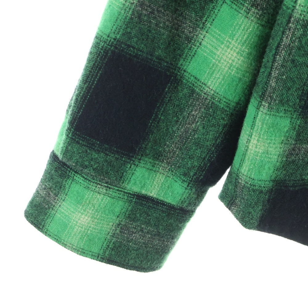 RATS(ラッツ) WOOL CHECK SHIRT JKT 25'RS-1104 ウール チェック シャツ ジャケット グリーン/ブラック