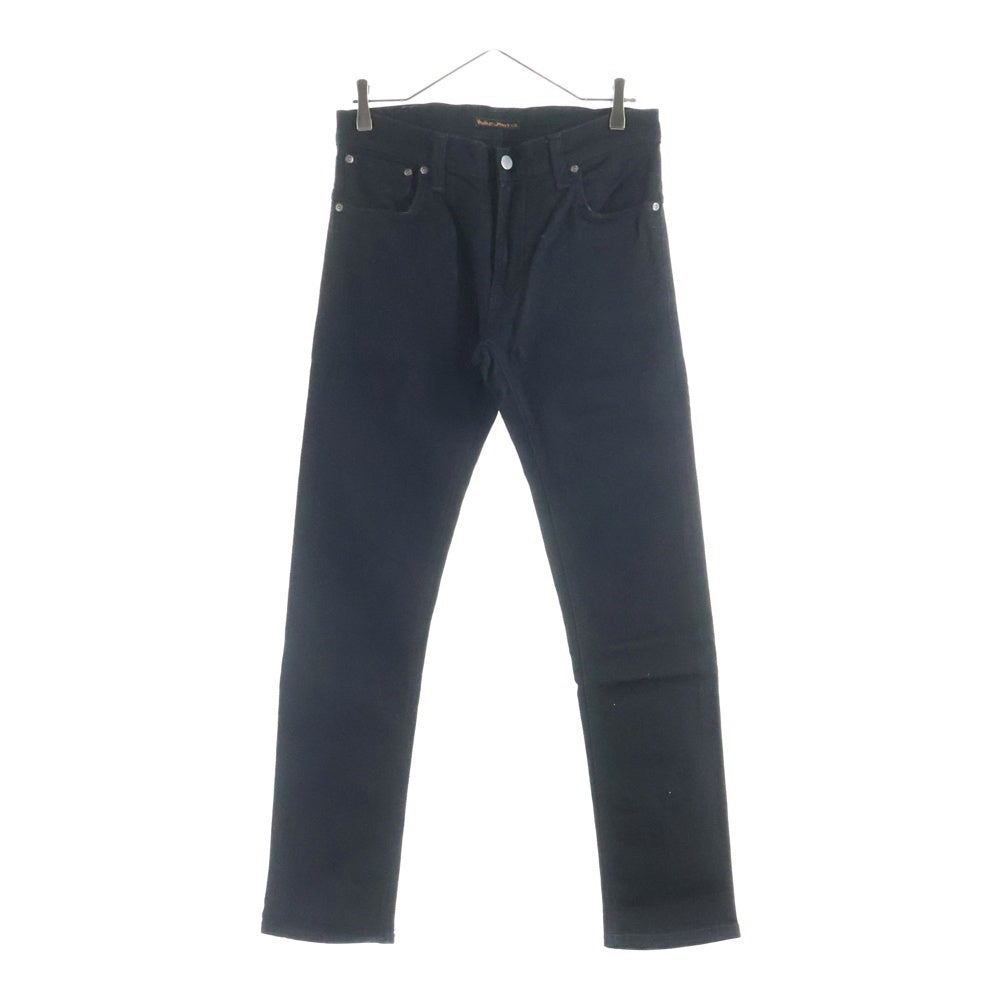 nudie jeans(ヌーディージーンズ) thin finn シンフィン ストレッチデニム パンツ ジーンズ ブラック