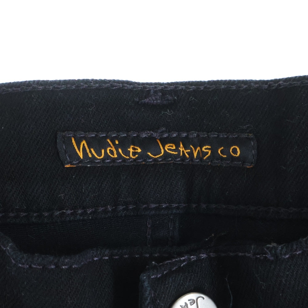nudie jeans(ヌーディージーンズ) thin finn シンフィン ストレッチデニム パンツ ジーンズ ブラック