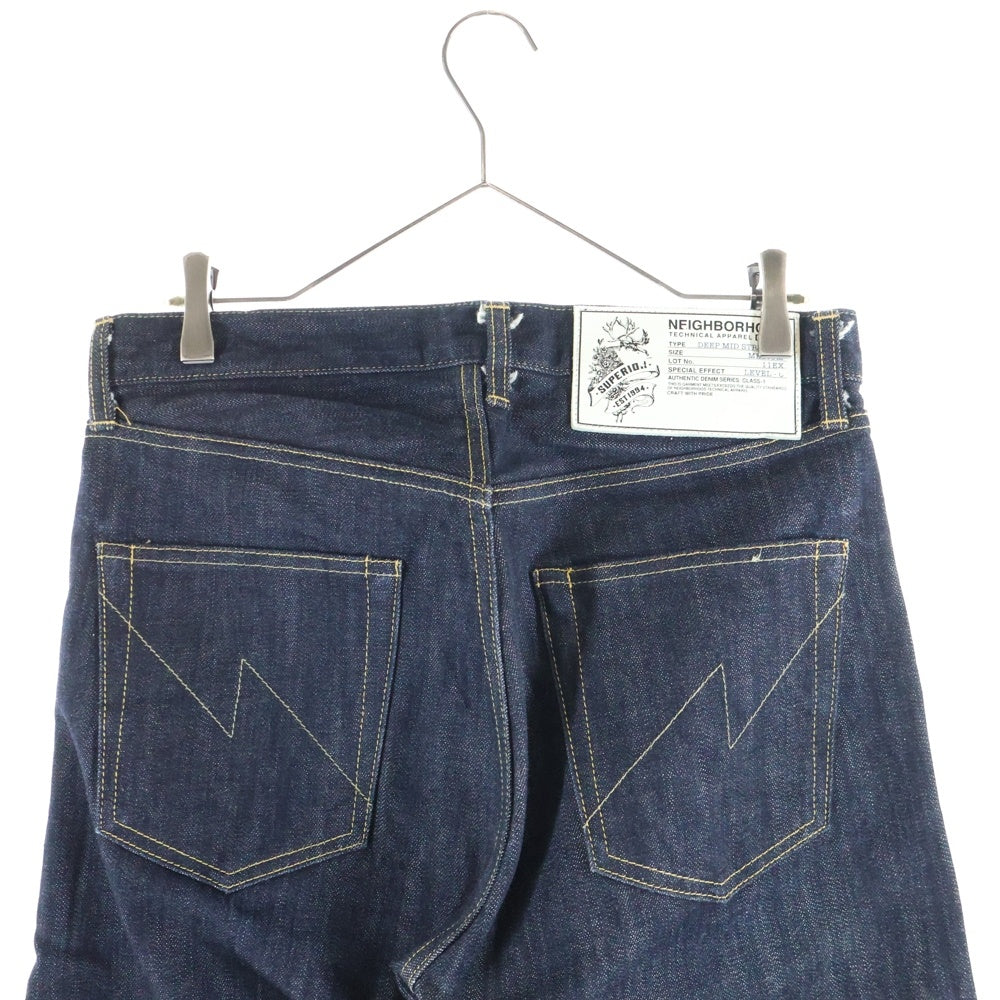 NEIGHBORHOOD(ネイバーフッド) TYPE-DEEP MID STRAIGHT タイプディープ ストレート ストレッチデニム パンツ ジーンズ インディゴ