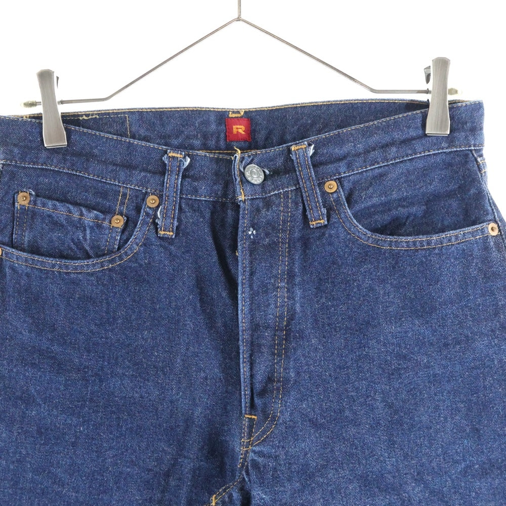 RESOLUTE(リゾルト) 710 ボタン裏10 ボタンフライ ストレートデニム パンツ ジーンズ インディゴ