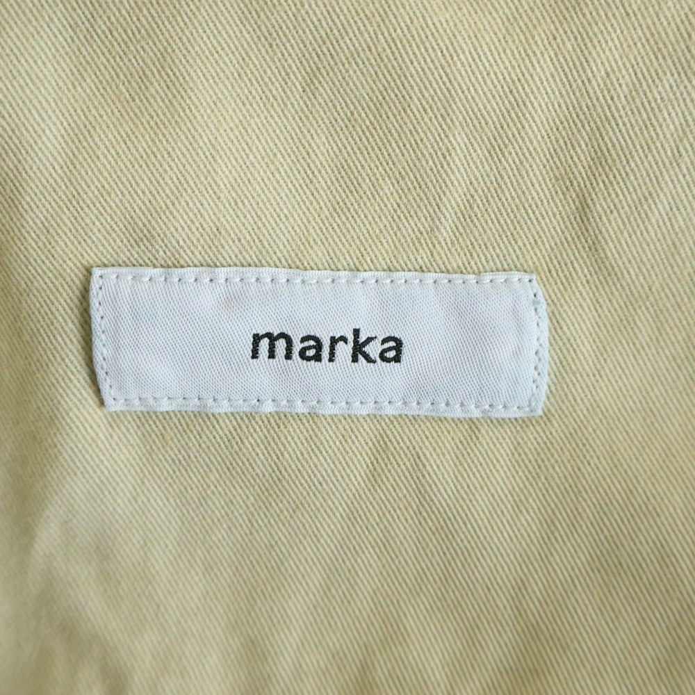 marka(マーカ) ペイントデニム ボタンフライ ストレート デニムパンツ ジーンズ インディゴ M24B10PT01C