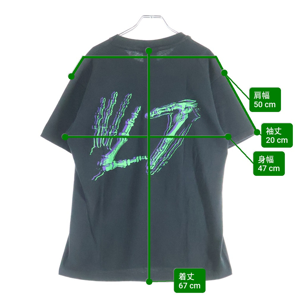 VINTAGE(ヴィンテージ) 90s L7 BONE HAND SIGN バンド 半袖Tシャツ カットソー ブラック