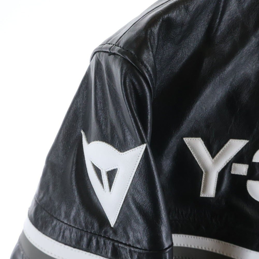 Y-3(ワイスリー) 25AW ×NEIGHBORHOOD LEATHER RACER JACKET ネイバーフッド レザー レーサー ジャケット ブラック KR1364