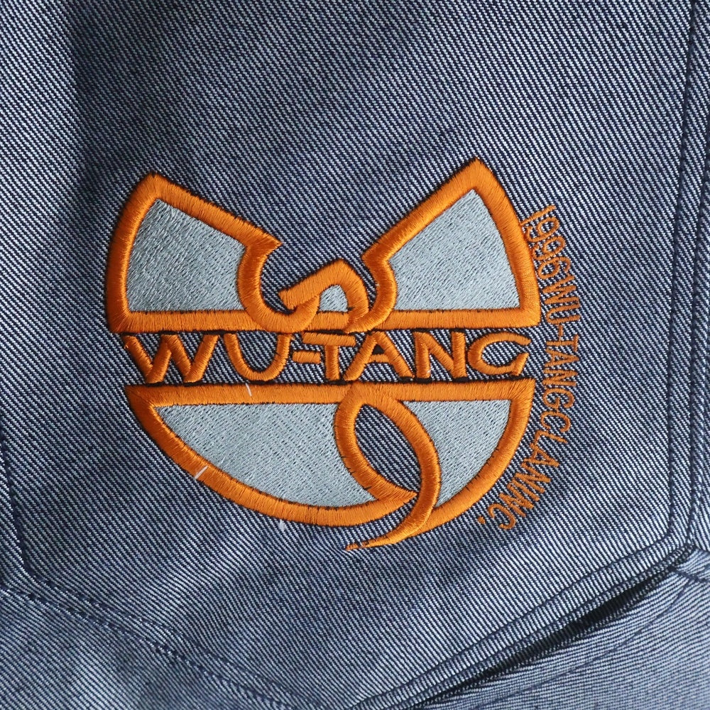 VINTAGE(ヴィンテージ) WU-TANG ペインター シルバー デニム