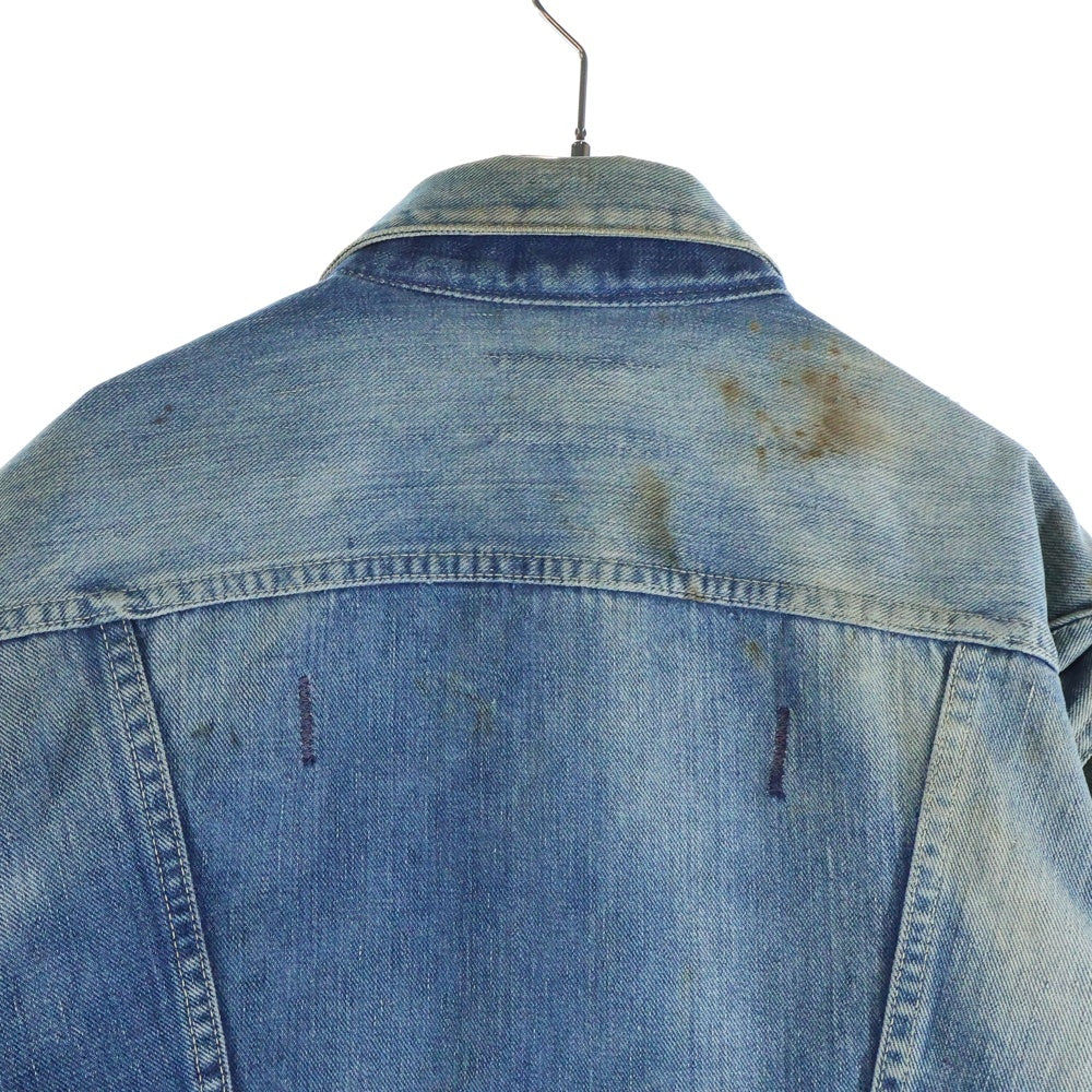 Wrangler(ラングラー) 60s Vintage BLUE BELL 11MJZ 縦ベル SCOVILL GRIPPER ZIPPER デニム ジャケット インディゴ