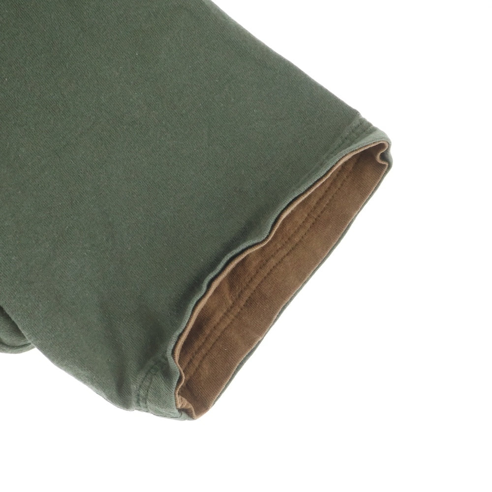 UNDERCOVER(アンダーカバー) 99AW Archive AMBIVALENCE期 Reversible アンビバレンス リヴァーシブル ホットドック アイス 半袖Tシャツ カットソー カーキ/ブラウン Q274