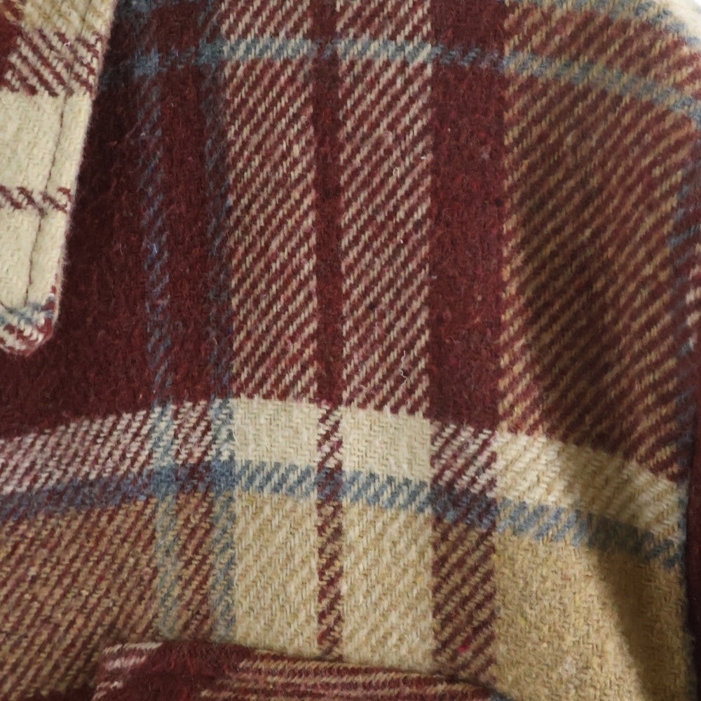 VINTAGE(ヴィンテージ) 70s JC PENNEY ジェーシーペニー CPOチェックウールジャケット 黒タグ レッド×ホワイト