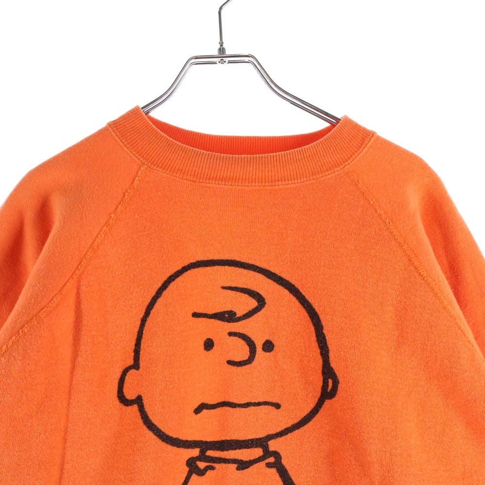 VINTAGE(ヴィンテージ) 60s SPRUCE PEANUTS SWEAT ピーナッツ スウェット 両面プリント オレンジ