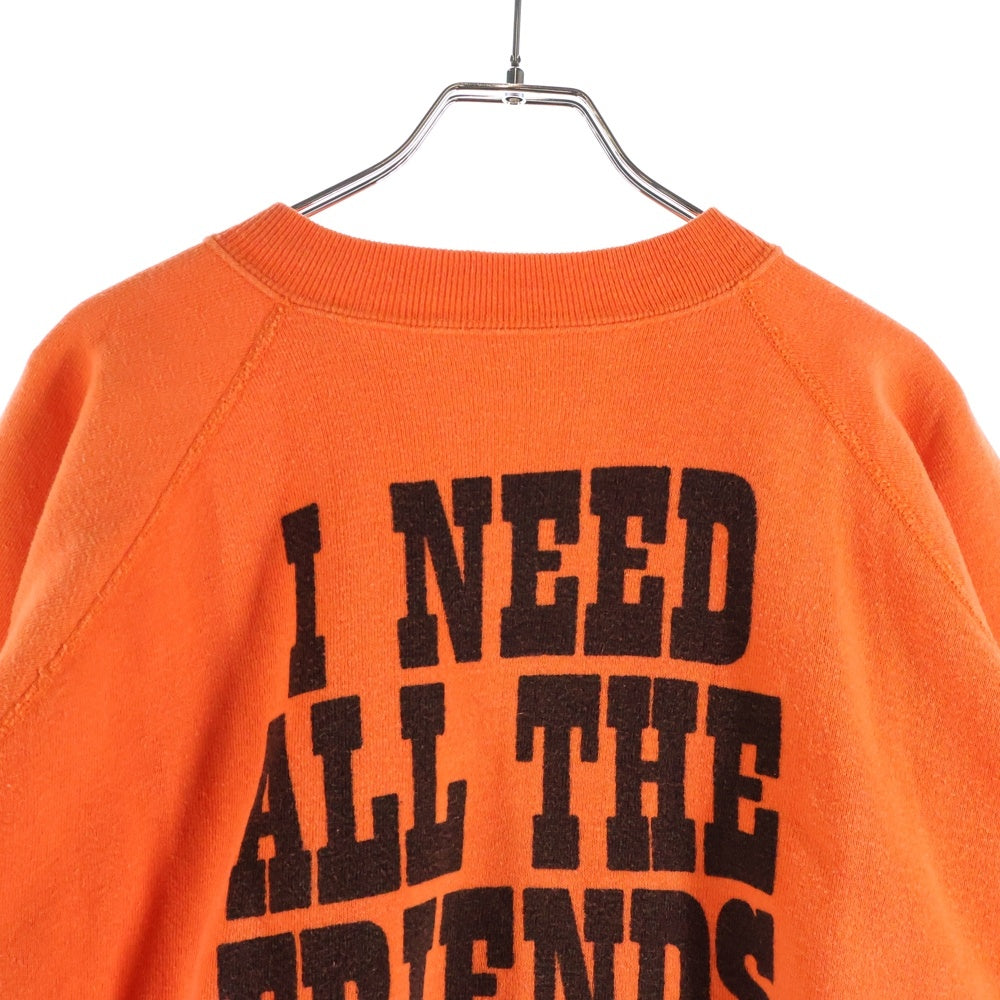 VINTAGE(ヴィンテージ) 60s SPRUCE PEANUTS SWEAT ピーナッツ スウェット 両面プリント オレンジ
