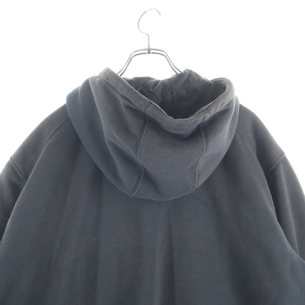 CARHARTT(カーハート) Rain Defender レインディフェンダー 裏地キルティングジップアップ パーカー フーディー ブラック