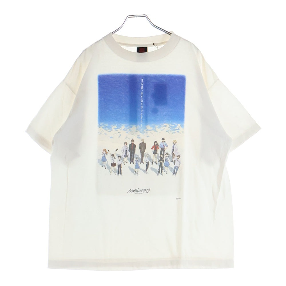 SAINT MICHAEL(セントマイケル) EV_SS TEE エヴァンゲリオン 両面プリント 半袖Tシャツ カットソー ホワイト SM-HR8-0000-C12