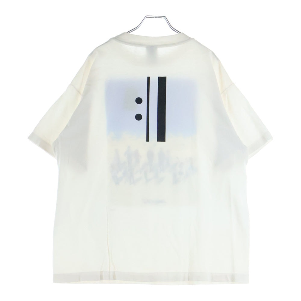 SAINT MICHAEL(セントマイケル) EV_SS TEE エヴァンゲリオン 両面プリント 半袖Tシャツ カットソー ホワイト SM-HR8-0000-C12