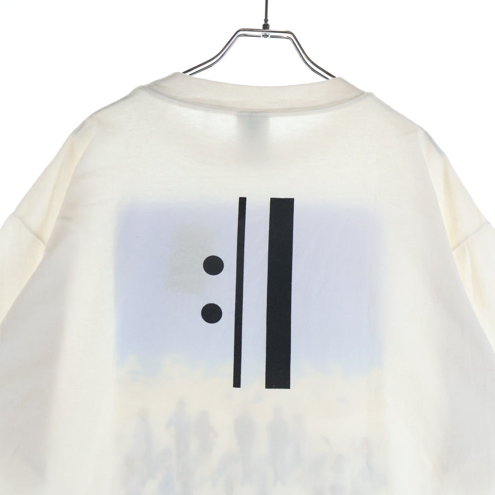 SAINT MICHAEL(セントマイケル) EV_SS TEE エヴァンゲリオン 両面プリント 半袖Tシャツ カットソー ホワイト SM-HR8-0000-C12