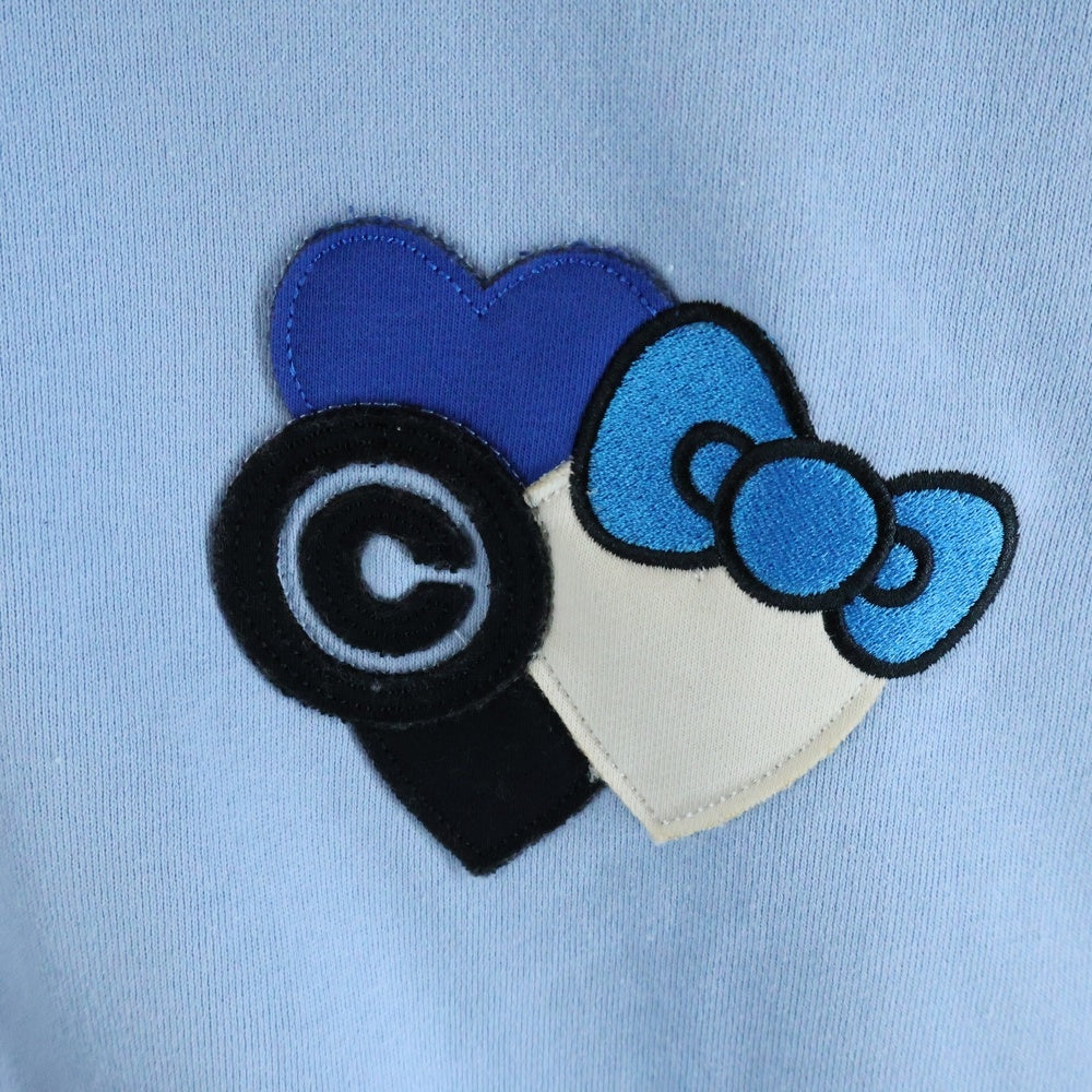 COIN PARKING DELIVERY(コインパーキングデリバリー) ×SANRIO CHARACTERS SWEAT SHIRT CPDSC-KT14 ×サンリオキャラクターズ クルーネック長袖スウェットトレーナー ブルー